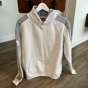Supreme Sideline Hooded Sweatshirt White Vintage